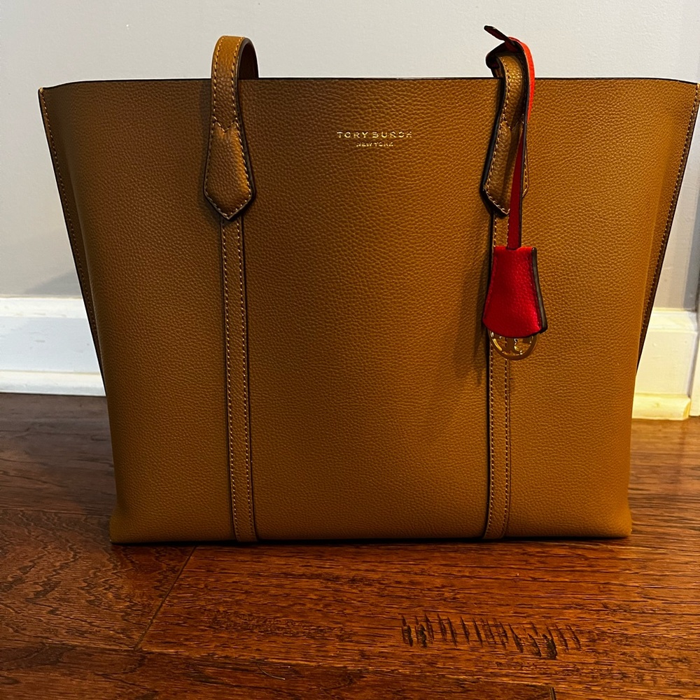 Like New Tory Burch Camel Perry Tote